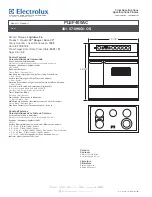 Frigidaire PLEF489A Specifications preview