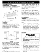 Предварительный просмотр 6 страницы Frigidaire PLEF489CCD Installation Instructions Manual