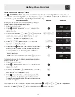 Preview for 27 page of Frigidaire PLEFZ398ECE Use & Care Manual