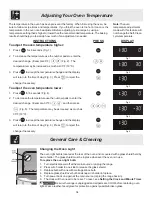 Preview for 34 page of Frigidaire PLEFZ398ECE Use & Care Manual