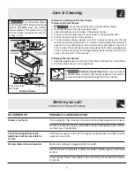 Preview for 7 page of Frigidaire PLEW27S3FC Use & Care Manual