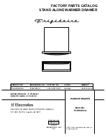 Frigidaire PLEW30S3A Factory Parts Catalog preview