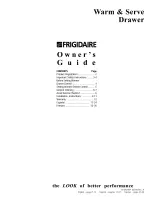 Frigidaire PLEW30S3ACA Owner'S Manual preview