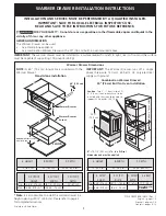 Предварительный просмотр 1 страницы Frigidaire PLEW30S3DCA Installation Instructions Manual