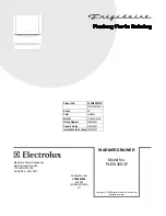 Frigidaire PLEW30S3F Factory Parts Catalog preview