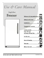 Frigidaire PLFU1778ES Use & Care Manual preview