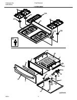 Предварительный просмотр 8 страницы Frigidaire PLGF389A Factory Parts Catalog