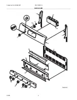 Предварительный просмотр 2 страницы Frigidaire PLGF390DC Factory Parts Catalog