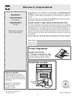 Предварительный просмотр 2 страницы Frigidaire PLGF659EC Use And Care Manual