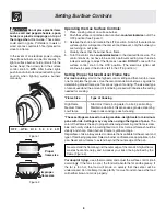 Предварительный просмотр 8 страницы Frigidaire PLGF659EC Use And Care Manual