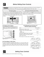 Предварительный просмотр 10 страницы Frigidaire PLGF659GCA Use & Care Manual