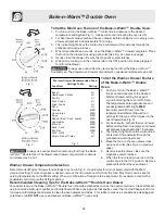 Preview for 24 page of Frigidaire PLGFMZ98G Important Safety Instructions Manual