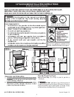 Предварительный просмотр 1 страницы Frigidaire PLGFZ397G Installation Instructions Manual