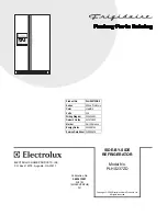 Frigidaire PLHS237ZD Factory Parts Catalog предпросмотр