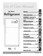 Frigidaire PLHT217TAB0 Use & Care Manual предпросмотр