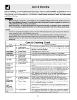 Preview for 18 page of Frigidaire PLHT217TAB0 Use & Care Manual