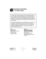 Preview for 36 page of Frigidaire PLMB186CC1 Use & Care Manual