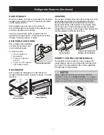 Предварительный просмотр 7 страницы Frigidaire PLRH1779GS - 16.7 cu. Ft. All-Refrigerator Use & Care Manual