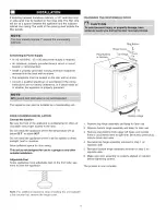 Предварительный просмотр 4 страницы Frigidaire PLWC486GS0 Use & Care Manual