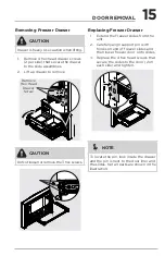 Предварительный просмотр 15 страницы Frigidaire PRFC2383AF Use & Care Manual