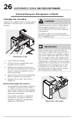 Предварительный просмотр 26 страницы Frigidaire PRFC2383AF Use & Care Manual