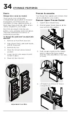 Предварительный просмотр 34 страницы Frigidaire PRFC2383AF Use & Care Manual