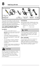 Предварительный просмотр 8 страницы Frigidaire PRMC2285AF Use & Care Manual