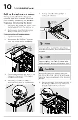 Предварительный просмотр 10 страницы Frigidaire PRMC2285AF Use & Care Manual