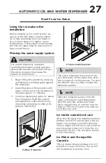 Предварительный просмотр 27 страницы Frigidaire PRMC2285AF Use & Care Manual