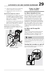 Предварительный просмотр 29 страницы Frigidaire PRMC2285AF Use & Care Manual