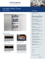 Frigidaire Professional FPET3085KF Specifications предпросмотр