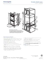 Предварительный просмотр 3 страницы Frigidaire Professional FPET3085KF Specifications