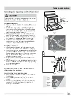 Предварительный просмотр 31 страницы Frigidaire Professional FPGF3081K Use & Care Manual