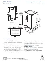 Предварительный просмотр 2 страницы Frigidaire Professional FPHS2687KF Specification Sheet