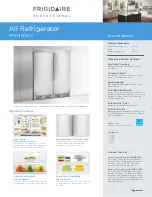 Frigidaire Professional FPRH19D7LF Features & Specifications предпросмотр