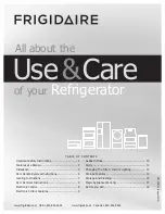 Preview for 1 page of Frigidaire Professional FPRH19D7LF Use And Care Manual