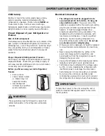 Preview for 3 page of Frigidaire Professional FPRH19D7LF Use And Care Manual