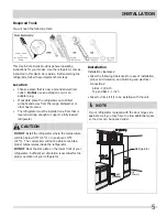 Preview for 5 page of Frigidaire Professional FPRH19D7LF Use And Care Manual