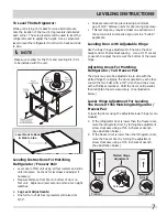 Preview for 7 page of Frigidaire Professional FPRH19D7LF Use And Care Manual