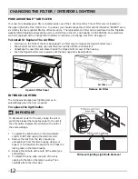 Preview for 12 page of Frigidaire Professional FPRH19D7LF Use And Care Manual