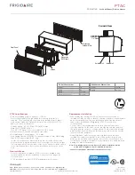 Preview for 3 page of Frigidaire PTAC FRP12ETT2R Information Manual