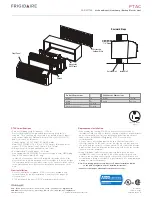 Предварительный просмотр 3 страницы Frigidaire PTAC FRP12PTT2R Brochure & Specs