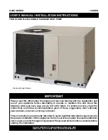 Preview for 1 page of Frigidaire Q4SE Series User'S Manual & Installation Instructions