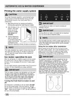 Предварительный просмотр 16 страницы Frigidaire Refrigerator Use & Care Manual