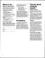 Preview for 8 page of Frigidaire REG-97 BK Cook-N-Care Manual