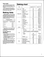 Preview for 9 page of Frigidaire REG-97 BK Cook-N-Care Manual