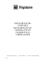 Предварительный просмотр 1 страницы Frigidaire RF2252C Instruction Booklet