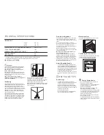 Предварительный просмотр 5 страницы Frigidaire RL 2352 Instruction Booklet