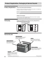 Preview for 4 page of Frigidaire Room Air Conditioner Use & Care Manual