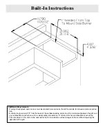 Предварительный просмотр 4 страницы Frigidaire Side Burner Use And Care Manual